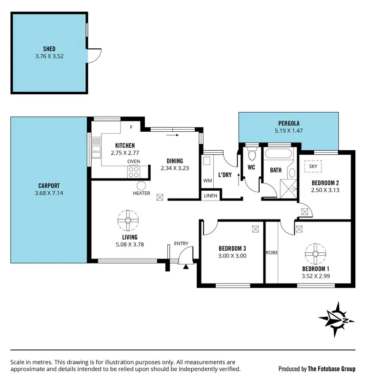 Floorplan of Homely house listing, 3 Stanton Place, Aberfoyle Park SA 5159