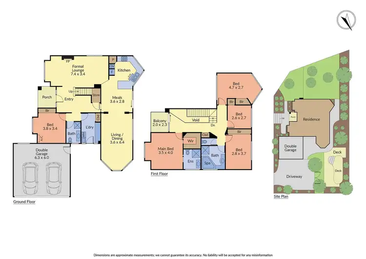 Floorplan of Homely house listing, 36 Allamanda Boulevard, Lysterfield VIC 3156