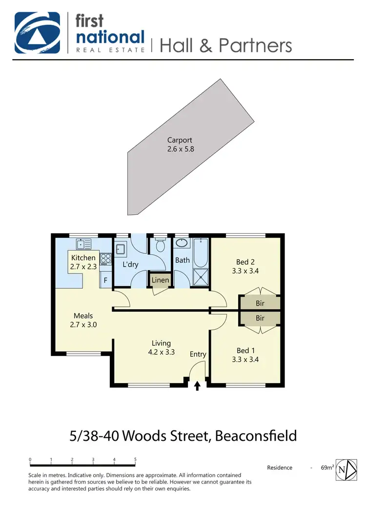 Floorplan of Homely unit listing, 5/13 Railway Avenue, Beaconsfield VIC 3807