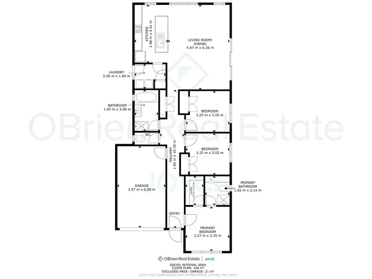 Floorplan of Homely townhouse listing, 118A Burke Street, Wangaratta VIC 3677