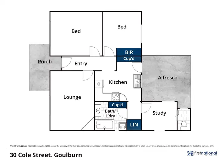 Floorplan of Homely house listing, 30 Cole Street, Goulburn NSW 2580
