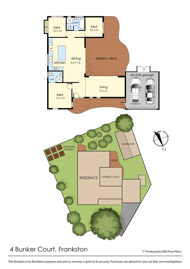 Floorplan of Homely house listing, 4 Bunker Court, Frankston VIC 3199