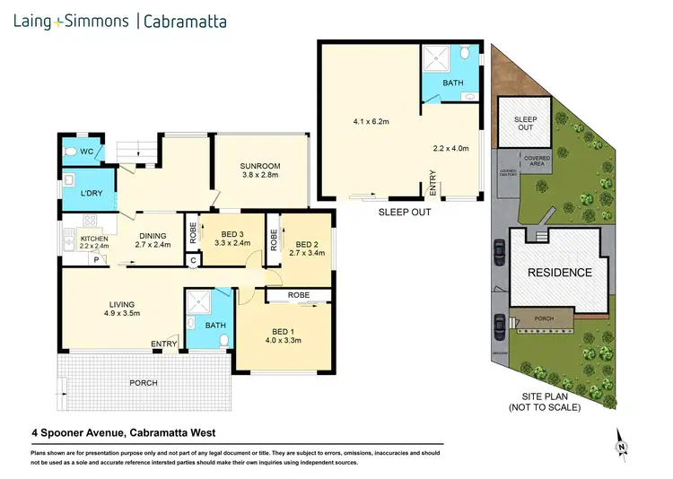 Floorplan of Homely house listing, 4 Spooner Avenue, Cabramatta West NSW 2166