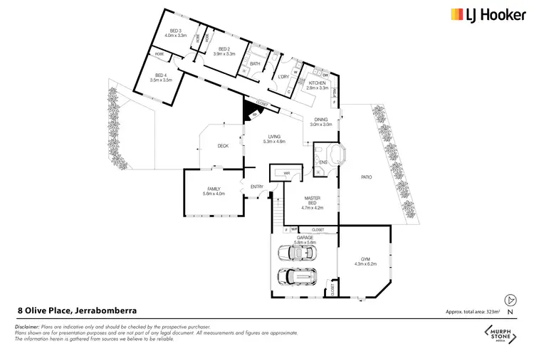 Floorplan of Homely house listing, 8 Olive Place, Jerrabomberra NSW 2619