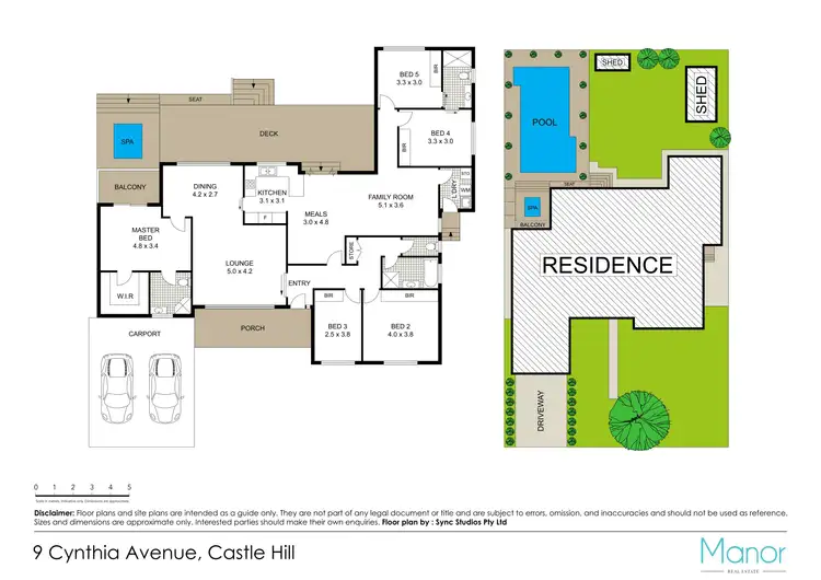 Floorplan of Homely house listing, 9 Cynthia Avenue, Castle Hill NSW 2154