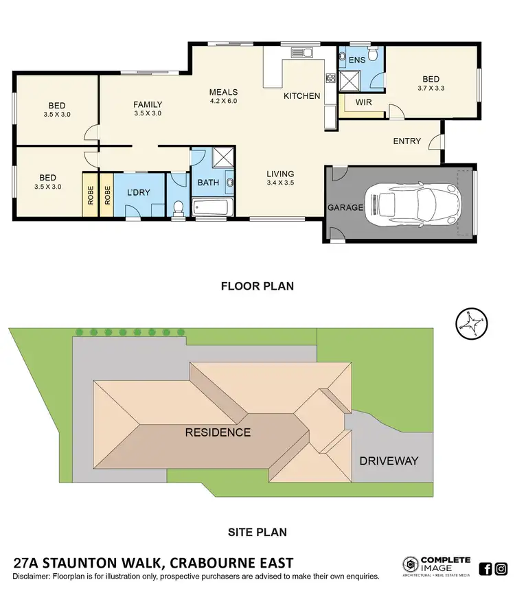 Floorplan of Homely house listing, 27a Staunton Walk, Cranbourne East VIC 3977