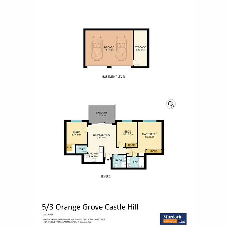 Floorplan of Homely unit listing, 5/3 Orange Grove, Castle Hill NSW 2154