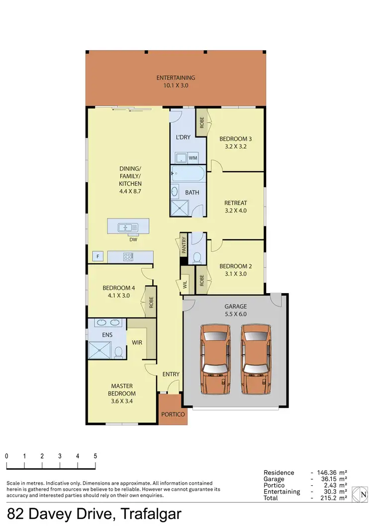 Floorplan of Homely house listing, 82 Davey Drive, Trafalgar VIC 3824