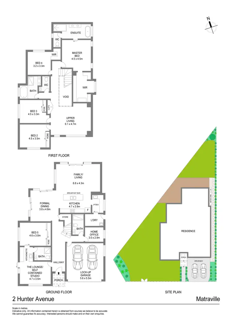 Floorplan of Homely house listing, 2 Hunter Avenue, Matraville NSW 2036