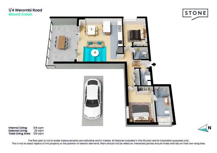 Floorplan of Homely apartment listing, 1/4 Werombi Road, Mount Colah NSW 2079