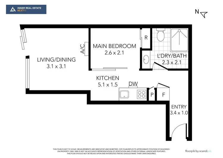 Floorplan of Homely apartment listing, 1003/315 La Trobe Street, Melbourne VIC 3000