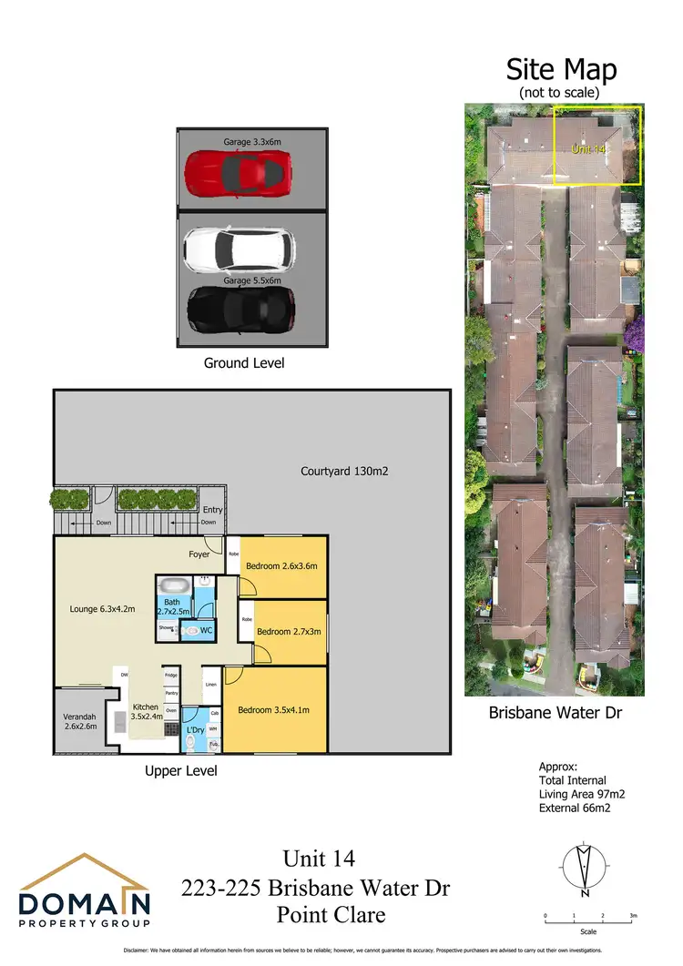 Floorplan of Homely apartment listing, 14/223-225 Brisbane Water Drive, Point Clare NSW 2250
