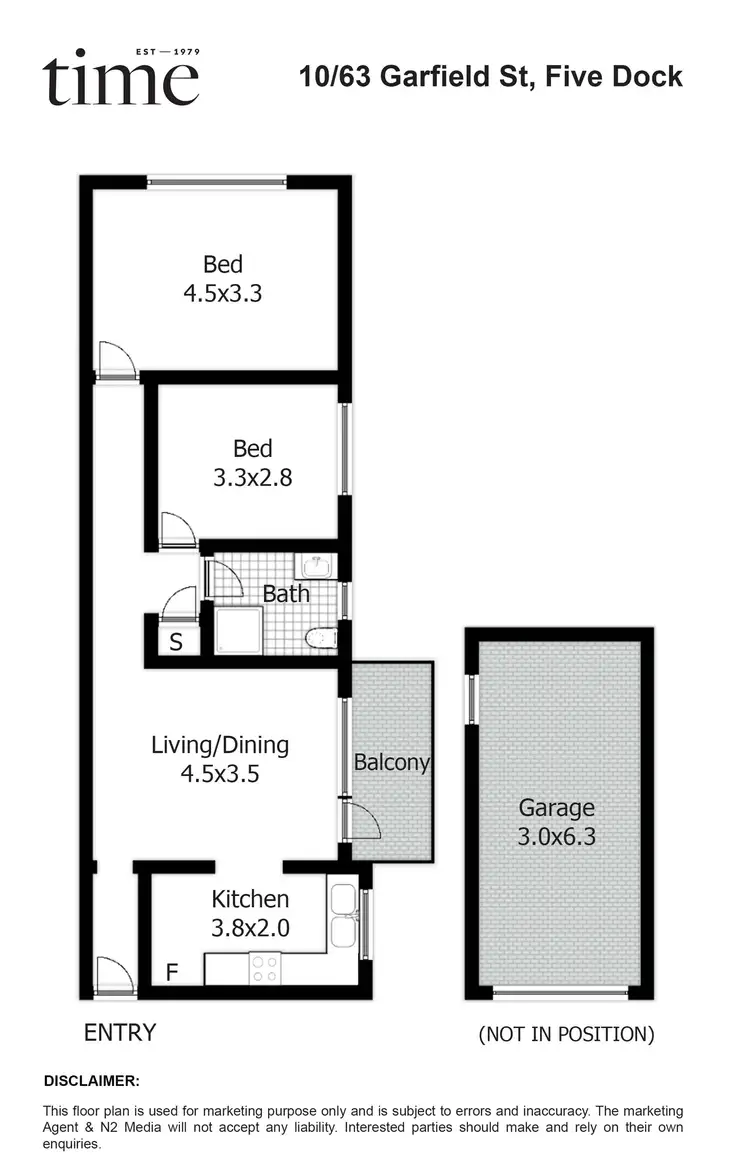 Floorplan of Homely apartment listing, 10/63 Garfield Street, Five Dock NSW 2046