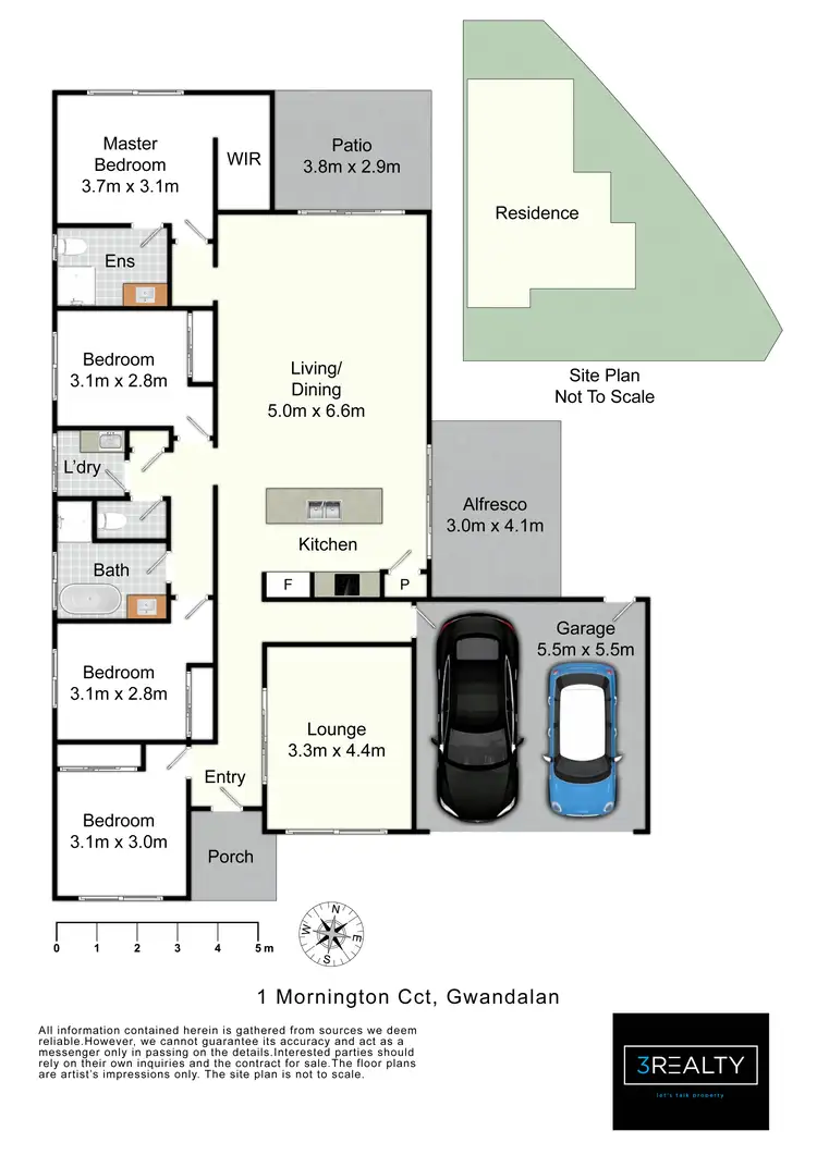 Floorplan of Homely house listing, 1 Mornington Circuit, Gwandalan NSW 2259