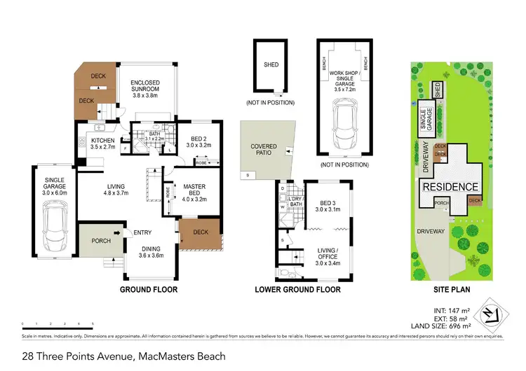 Floorplan of Homely house listing, 28 Three Points Avenue, Macmasters Beach NSW 2251