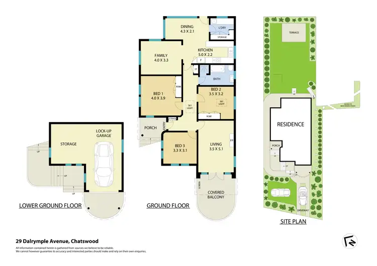 Floorplan of Homely house listing, 29 Dalrymple Avenue, Chatswood NSW 2067