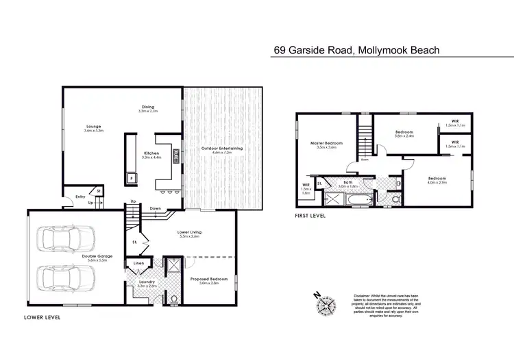 Floorplan of Homely house listing, 69 Garside Road, Mollymook NSW 2539