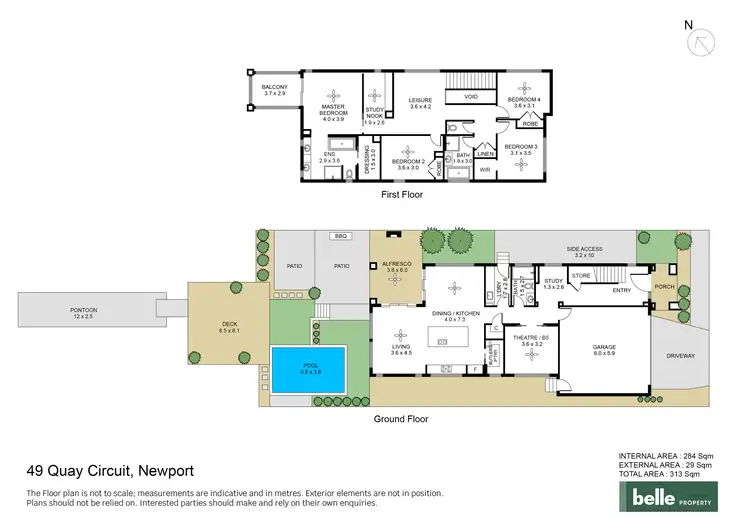 Floorplan of Homely house listing, 49 Quay Circuit, Newport QLD 4020
