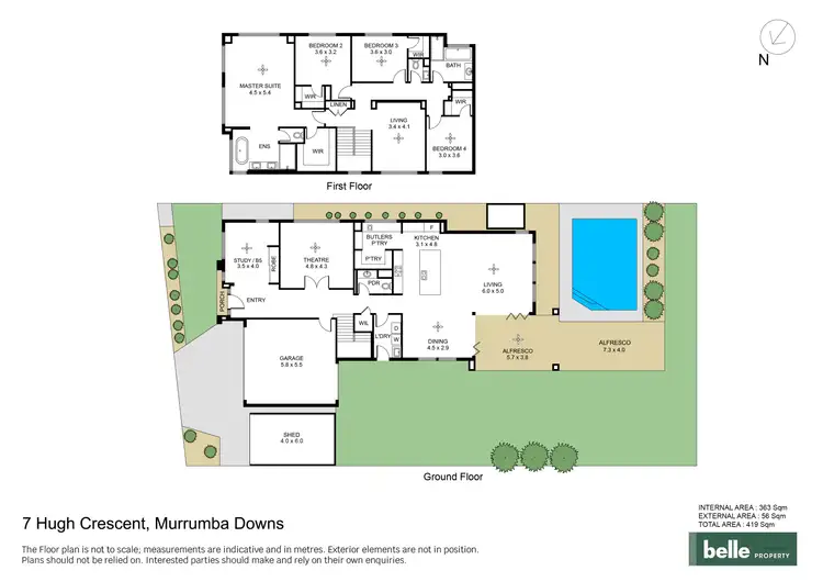 Floorplan of Homely house listing, 7 Hugh Crescent, Murrumba Downs QLD 4503