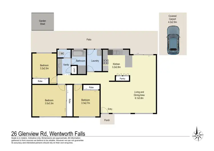 Floorplan of Homely house listing, 26 Glenview Road, Wentworth Falls NSW 2782