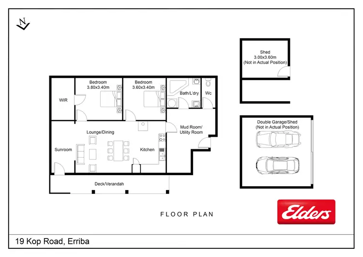 Floorplan of Homely house listing, 19 Kop Road, Erriba TAS 7310
