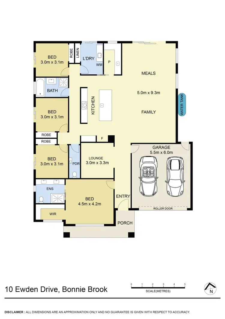 Floorplan of Homely house listing, 10 Ewden Drive, Bonnie Brook VIC 3335