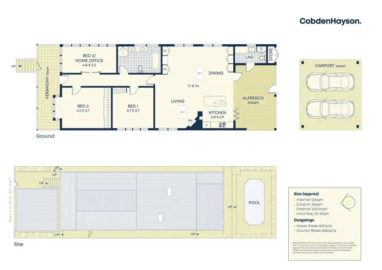 Floorplan of Homely house listing, 67 Bouvardia Street, Russell Lea NSW 2046