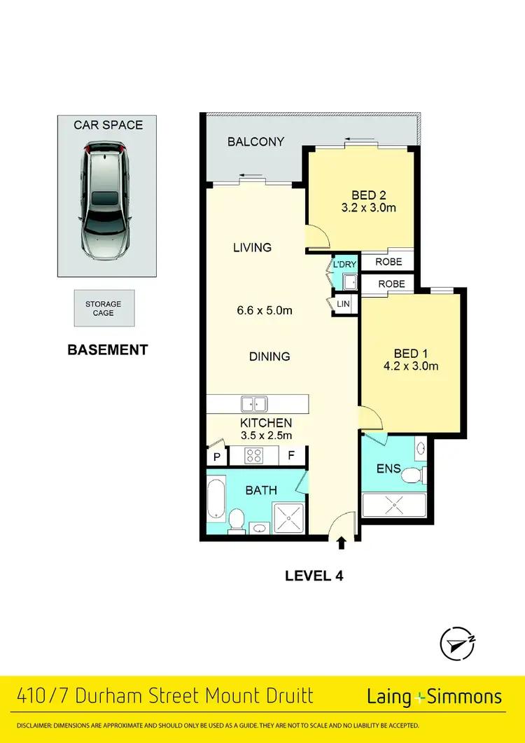 Floorplan of Homely apartment listing, 410/7 Durham Street Street, Mount Druitt NSW 2770