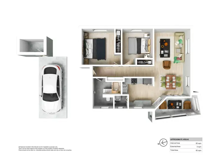 Floorplan of Homely unit listing, 3/88 Tyrrell Street, The Hill NSW 2300