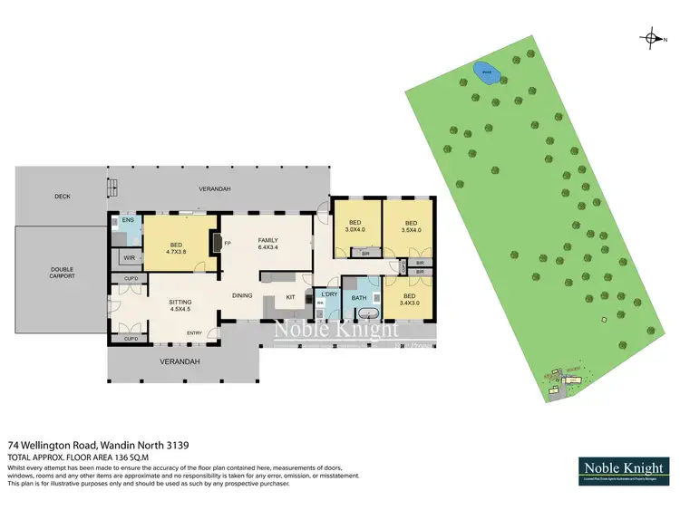 Floorplan of Homely rural property listing, 74 Wellington Road, Wandin North VIC 3139