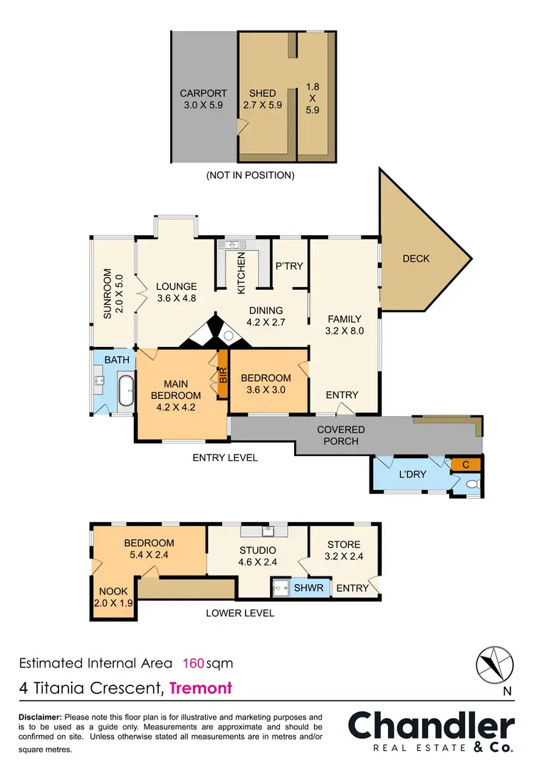 Floorplan of Homely house listing, 4 Titania Crescent, Tremont VIC 3785