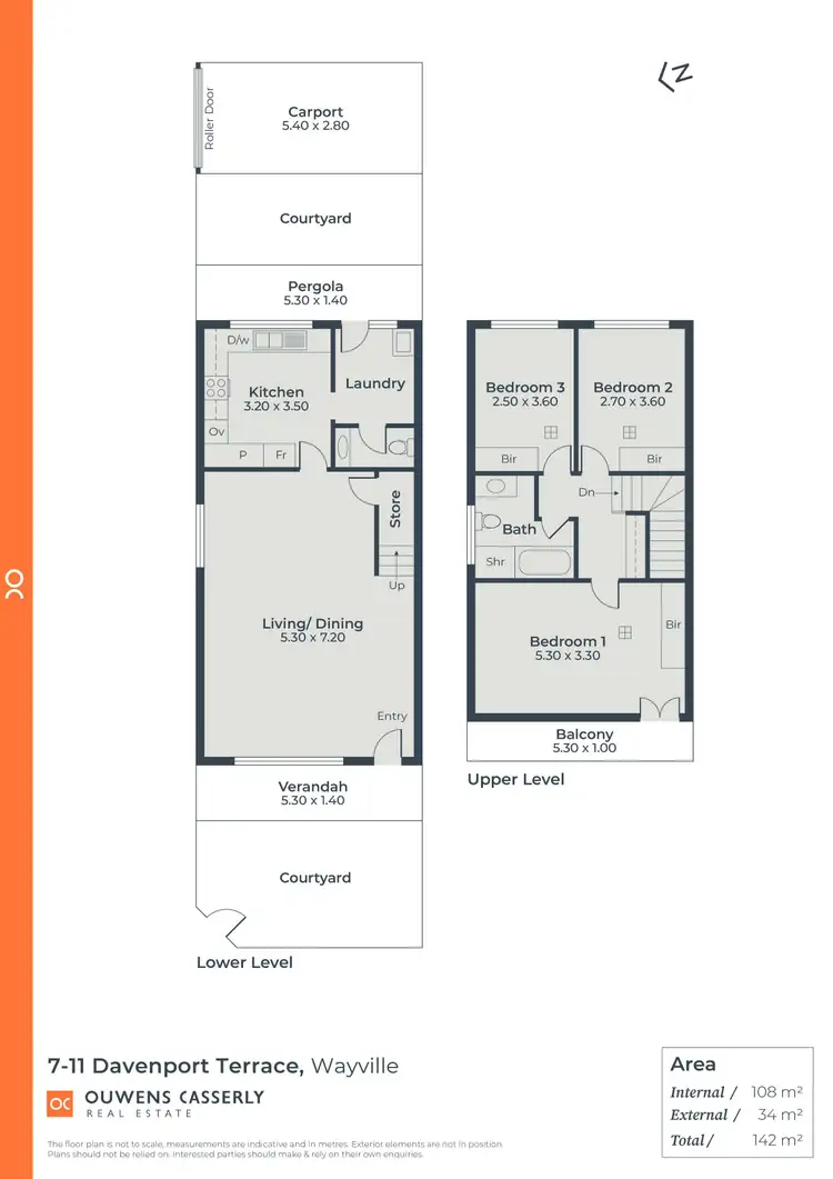 Floorplan of Homely townhouse listing, 7/11 Davenport Terrace, Wayville SA 5034
