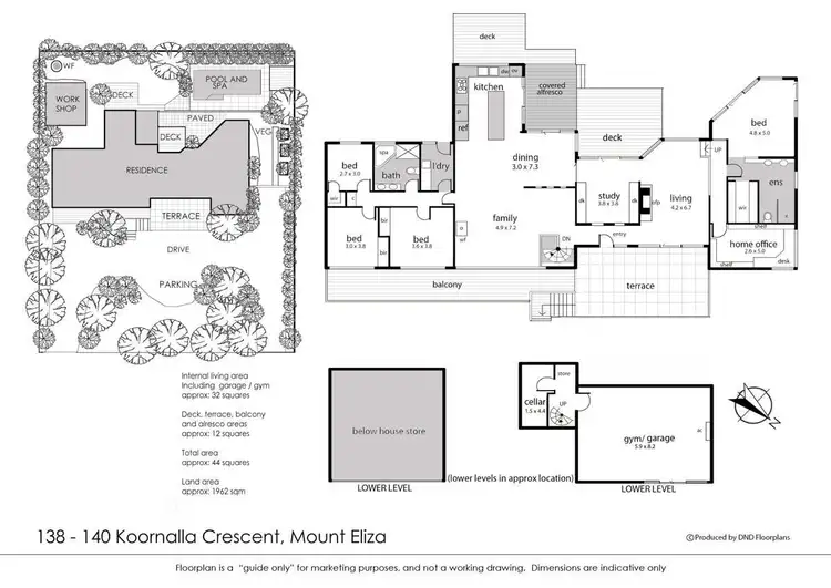 Floorplan of Homely house listing, 138-140 Koornalla Crescent, Mount Eliza VIC 3930
