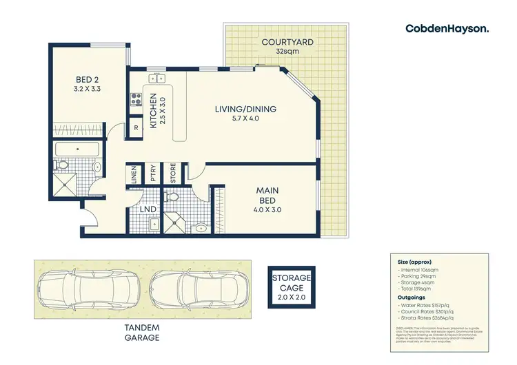 Floorplan of Homely apartment listing, 124/2 Dolphin Close, Chiswick NSW 2046