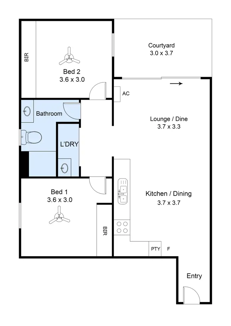 Floorplan of Homely apartment listing, G05/6 Sweeney Terrace, Woodville West SA 5011