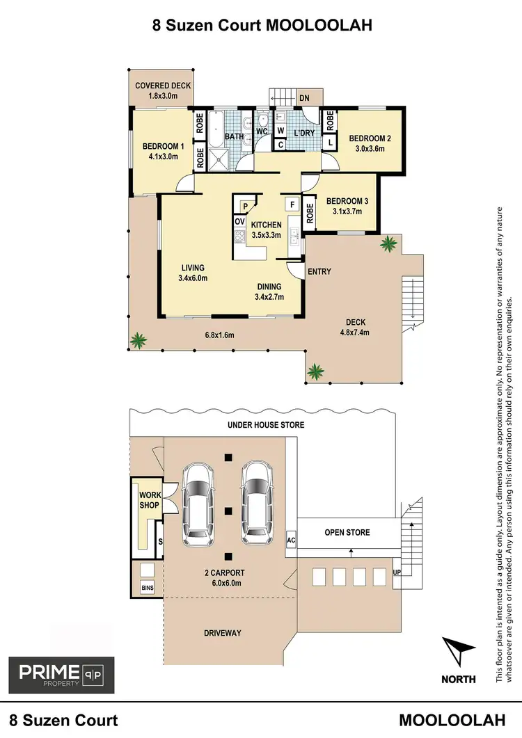 Floorplan of Homely house listing, 8 Suzen Court, Mooloolah Valley QLD 4553