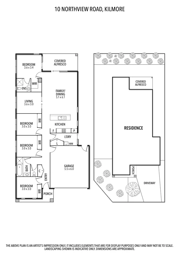 Floorplan of Homely house listing, 10 Northview Road, Kilmore VIC 3764