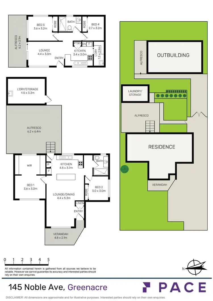 Floorplan of Homely house listing, 145 Noble Avenue, Greenacre NSW 2190