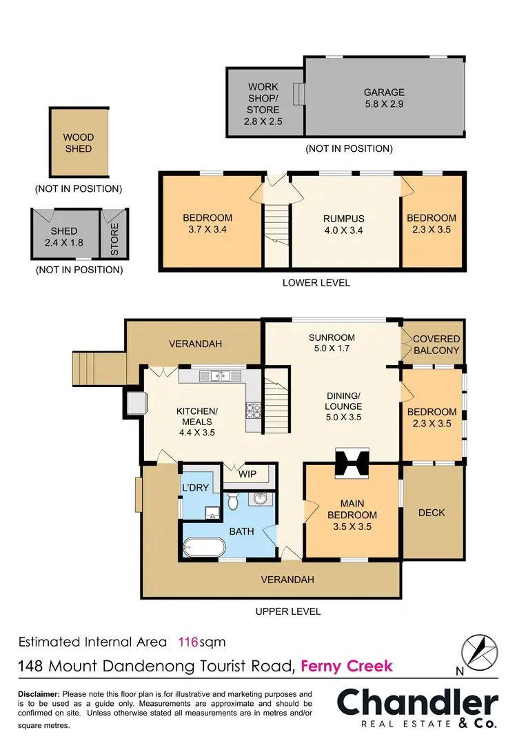 Floorplan of Homely house listing, 148 Mt Dandenong Tourist Road, Ferny Creek VIC 3786