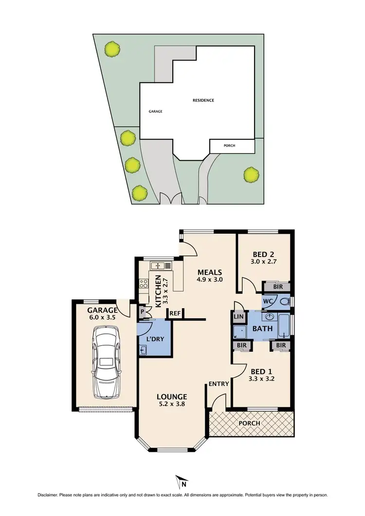 Floorplan of Homely house listing, 2A Cash Street, Kingsbury VIC 3083