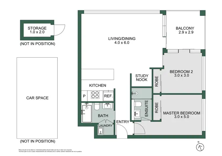 Floorplan of Homely unit listing, 721F/1 Broughton Street, Parramatta NSW 2150