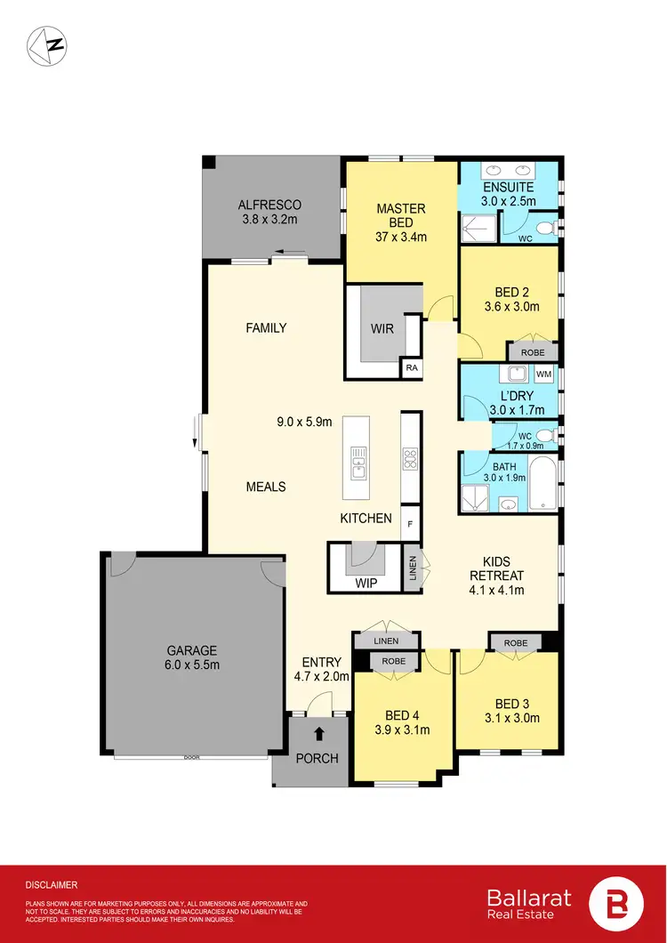 Floorplan of Homely house listing, 20 Mullingar Drive, Alfredton VIC 3350