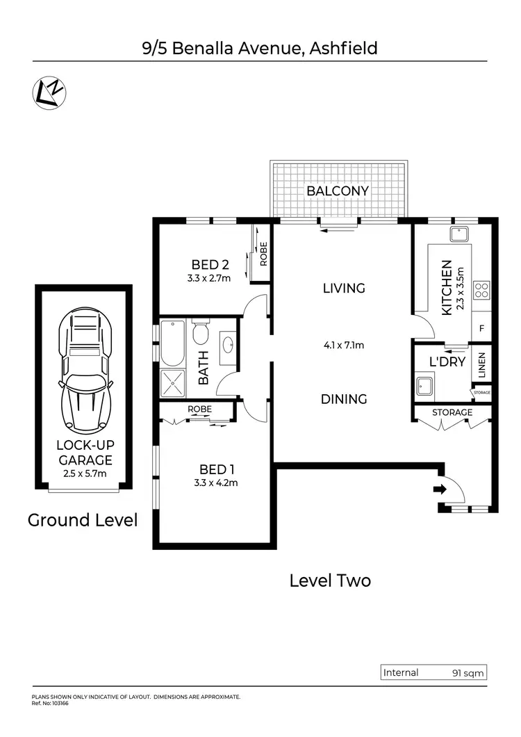 Floorplan of Homely unit listing, 9/5 Benalla Avenue, Ashfield NSW 2131