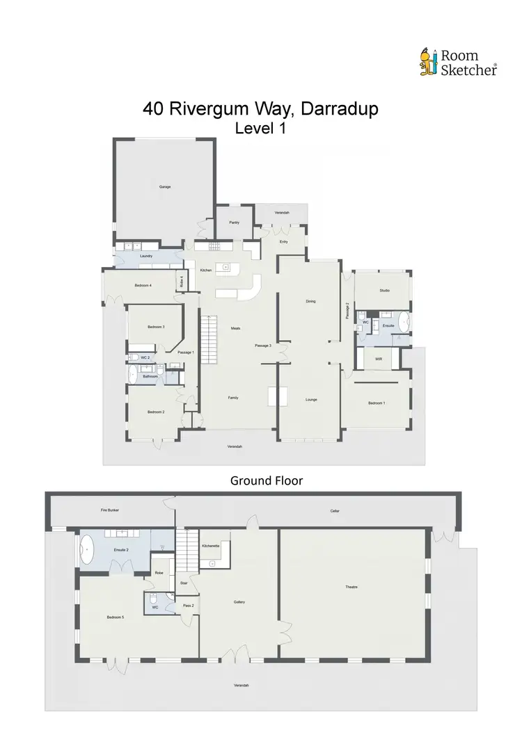 Floorplan of Homely rural property listing, 40 Rivergum Way, Darradup WA 6275