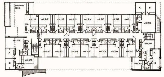 Floorplan of Homely studio listing, 220/141 Waverley Road, Malvern East VIC 3145