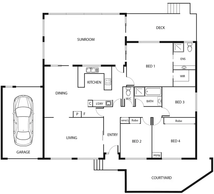 Floorplan of Homely house listing, 31 Harricks Crescent, Monash ACT 2904