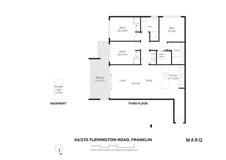 Floorplan of Homely apartment listing, 64/235 Flemington Road, Franklin ACT 2913