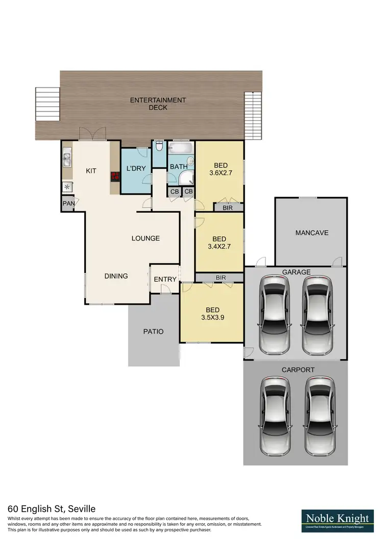 Floorplan of Homely house listing, 60 English Street, Seville VIC 3139