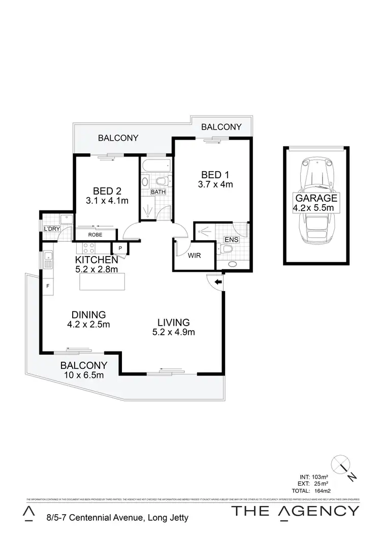 Floorplan of Homely apartment listing, 8/5-7 Centennial Avenue, Long Jetty NSW 2261