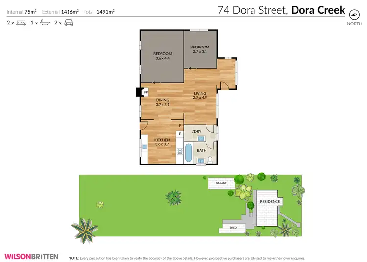 Floorplan of Homely house listing, 74 Dora Street, Dora Creek NSW 2264